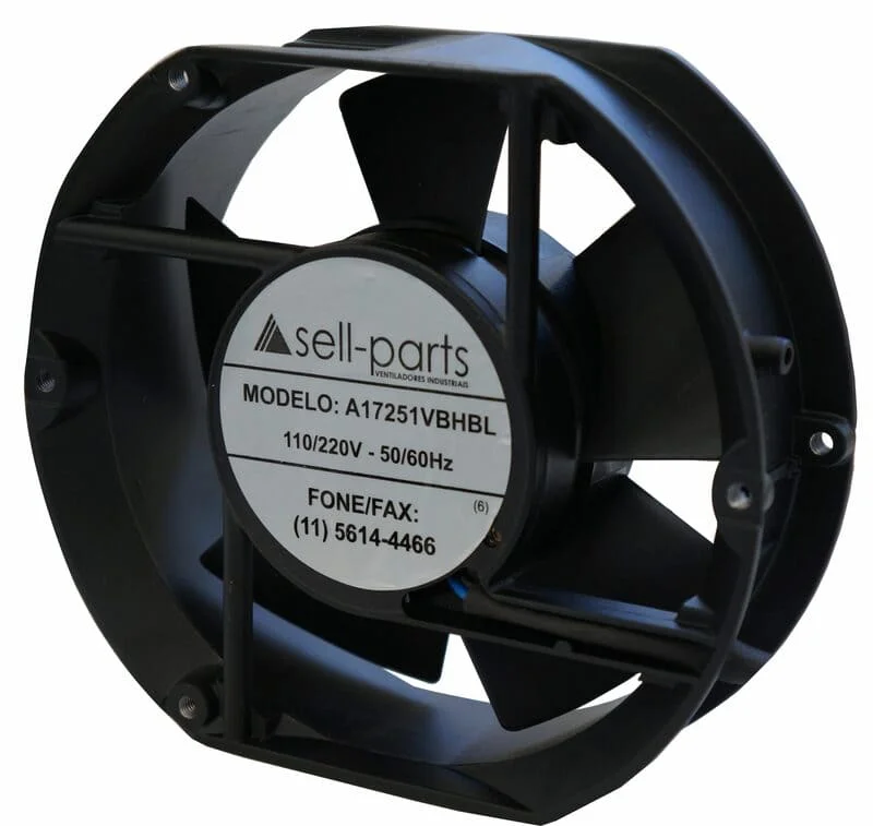 Microventilador para painéis e eletrônicos