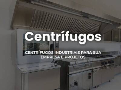 Coifa industrial com aplicação de ventilador centrifugo Sell-parts